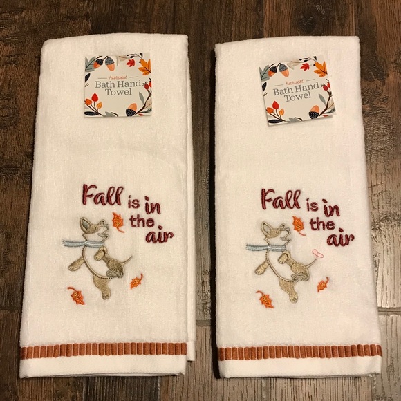 NWT Harvest Hand Towels set of 2 - Picture 1 of 1